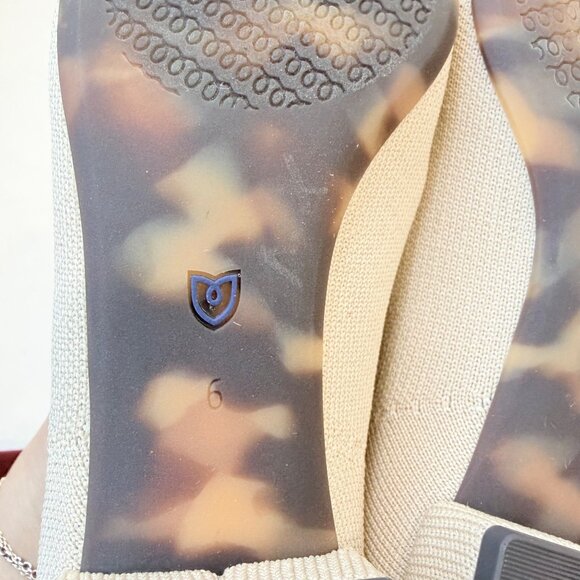 Rothy’s The High Point Women’s Heels Size 6 Sandstone Neutral - Picture 9 of 9